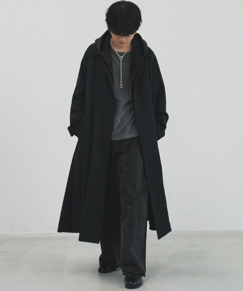 セール】WOOL CASHMERE ZIP HOODIE（パーカー）｜LIDNM（リドム）の
