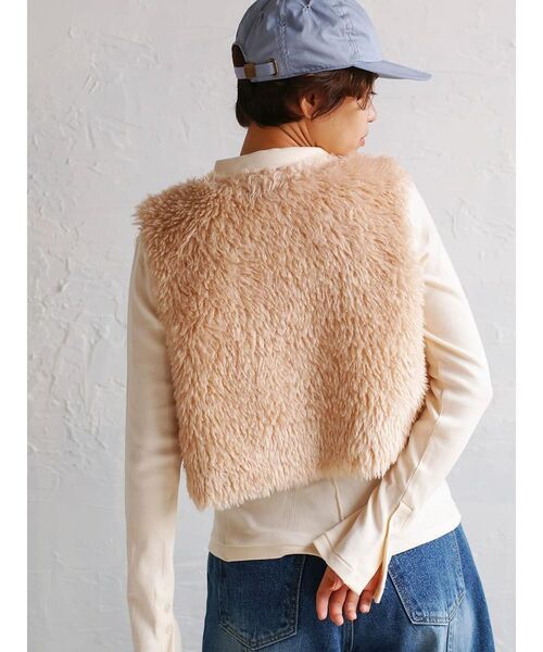 セール】Sheep like fur vest（ベスト）｜FIKA.（フィーカ）の