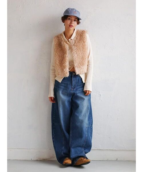 Sheep like fur vest