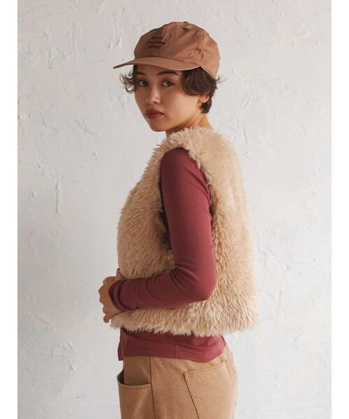 Sheep like fur vest