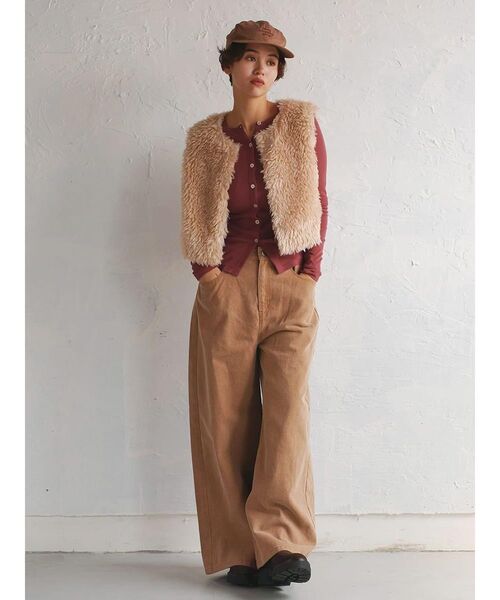 Sheep like fur vest