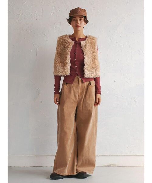 Sheep like fur vest