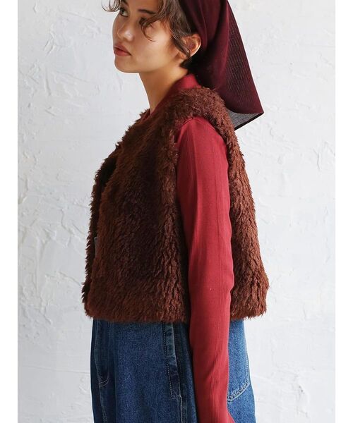 Sheep like fur vest