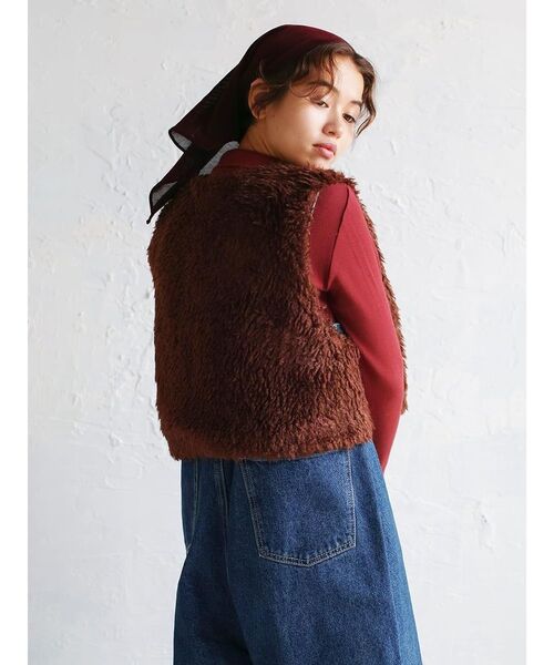 Sheep like fur vest