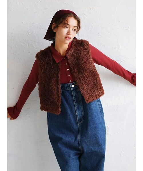 Sheep like fur vest