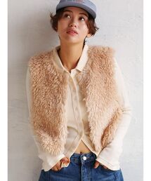 Sheep like fur vest