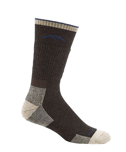 DARN TOUGH VERMONT（ダーンタフバーモント）の「【MADE IN USA】 DARN TOUGH ダーンタフ Ms 1403 ブーツソック クッション（ソックス/靴下・メンズ・オフホワイト/ブラック/チャコールグレー/チョコ/ライム/オリーブ/インディゴブルー/ブラック系その他/ダークネイビー/ライトグレー/グレー・LARGE/MEDIUM）」の7枚目の写真