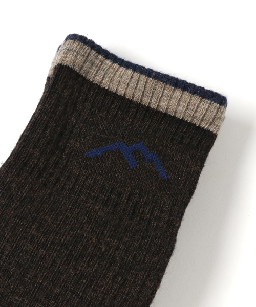 DARN TOUGH VERMONT（ダーンタフバーモント）の「【MADE IN USA】 DARN TOUGH ダーンタフ Ms 1403 ブーツソック クッション（ソックス/靴下・メンズ・オフホワイト/ブラック/チャコールグレー/チョコ/ライム/オリーブ/インディゴブルー/ブラック系その他/ダークネイビー/ライトグレー/グレー・LARGE/MEDIUM）」の13枚目の写真