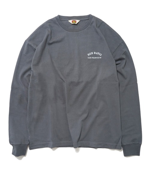 BEN DAVIS(ベンデイビス)の「《BEN DAVIS》PRINT LONG T-SHIRTS(Tシャツ/カットソー・メンズ・ブラック/ホワイト・SMALL/MEDIUM/LARGE/X-LARGE)」の5枚目の写真