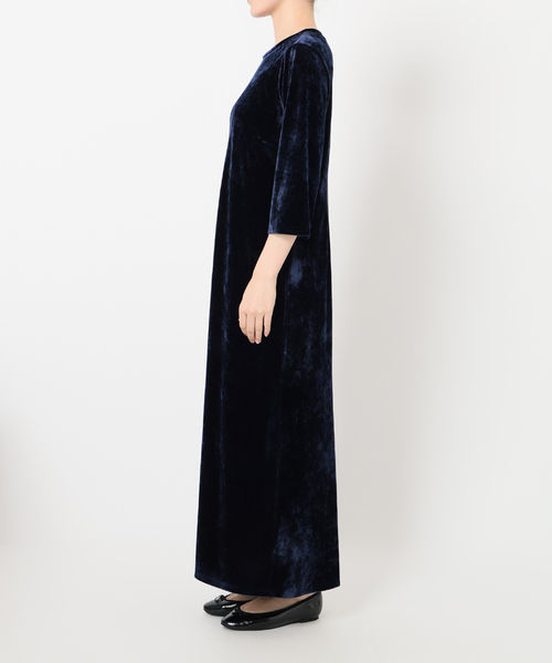 ベロアIラインワンピース（ワンピース）｜SLOBE IENA（スローブイエナ