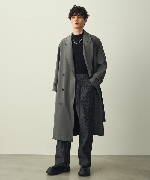 OVER COAT(オーバーコート)のトレンチコート SITRY トレンチコート コート 「別注」over size wool trench coat