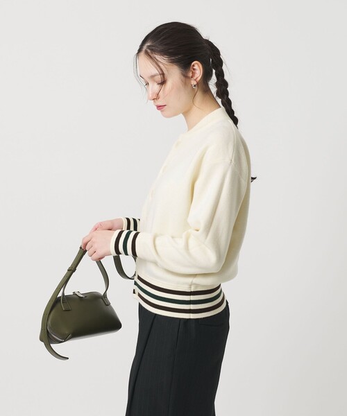 セール】ウールブレンド ラインカーディガン（カーディガン/ボレロ