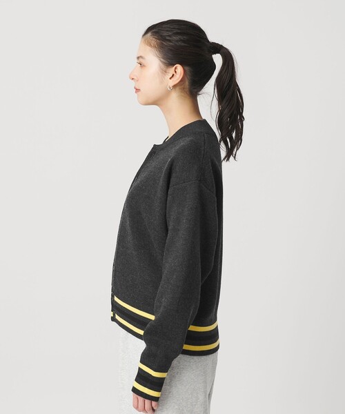 セール】ウールブレンド ラインカーディガン（カーディガン/ボレロ