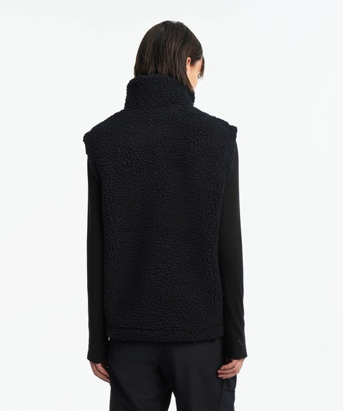 AIGLE（エーグル）の「ノースリーブフルジップボアフリースベスト（その他アウター・レディース・ブラック/グレー・34/38/36/40）」の17枚目の写真