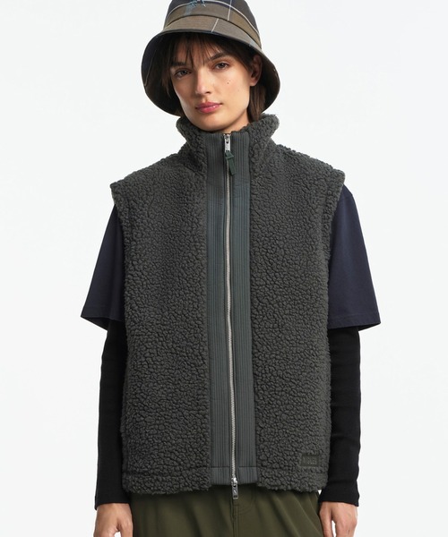 エーグル（AIGLE）/ノースリーブフルジップボアフリースベスト セール】ノースリーブフルジップボアフリースベスト（その他アウター