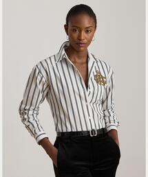 (取寄) ローレン ラルフローレン レディース リラックスド-フィット フィット フローラル ショートスリーブ シャツ Lauren Ralph Lauren women Relaxed Fit Floral Short-Sleeve Shirt Red Multi LAUREN RALPH LAUREN（ローレン ラルフ ローレン）の「リラックス