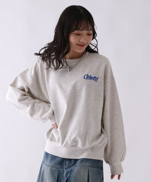 repipi armario(レピピ アルマリオ)の「【裏起毛】チョベリグルーズスウェット(スウェット・キッズ・ホワイト系その他/ホワイト系その他2/ブラック系その他/ブラック系その他3/グレー/ブラック系その他2/その他7/ブラック系その他4・SMALL/MEDIUM/LARGE)」の11枚目の写真