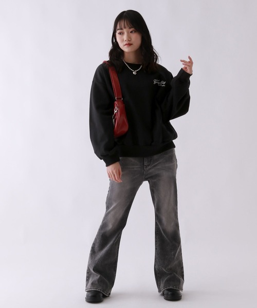 repipi armario(レピピ アルマリオ)の「【裏起毛】チョベリグルーズスウェット(スウェット・キッズ・ホワイト系その他/ホワイト系その他2/ブラック系その他/ブラック系その他3/グレー/ブラック系その他2/その他7/ブラック系その他4・SMALL/MEDIUM/LARGE)」の22枚目の写真