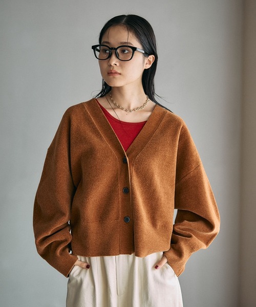 12ゲージモールVカーディガン 600549（カーディガン/ボレロ）｜LEPSIM