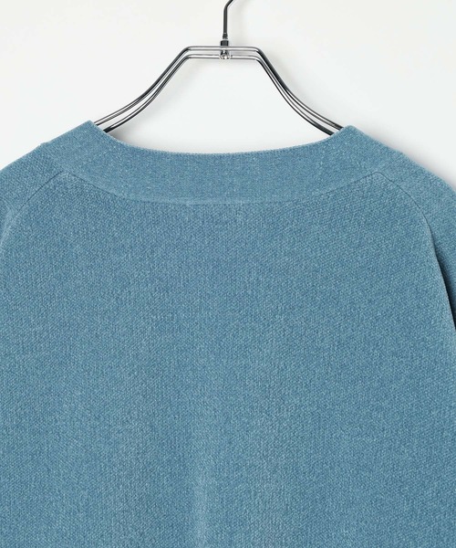 LEPSIM（レプシィム）の「12ゲージモールVカーディガン　600549（カーディガン/ボレロ・レディース・イエロー系その他/ブルー/ブラック/キャメル/レッド・FREE）」の10枚目の写真