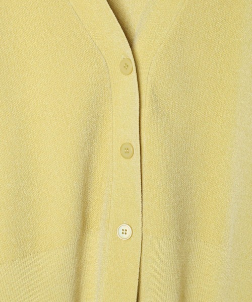 LEPSIM（レプシィム）の「12ゲージモールVカーディガン　600549（カーディガン/ボレロ・レディース・イエロー系その他/ブルー/ブラック/キャメル/レッド・FREE）」の13枚目の写真