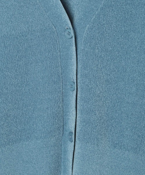 LEPSIM（レプシィム）の「12ゲージモールVカーディガン　600549（カーディガン/ボレロ・レディース・イエロー系その他/ブルー/ブラック/キャメル/レッド・FREE）」の14枚目の写真