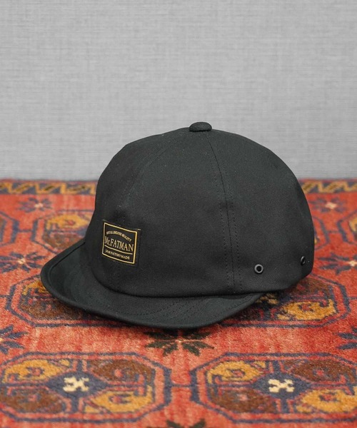 MRFATMAN(ミスターファットマン)の「OX SHORT BRIM CAP(キャップ・メンズ・ブラック/ブラウン・M/L)」の1枚目の写真