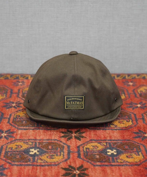 MRFATMAN(ミスターファットマン)の「OX SHORT BRIM CAP(キャップ・メンズ・ブラック/ブラウン・M/L)」の7枚目の写真
