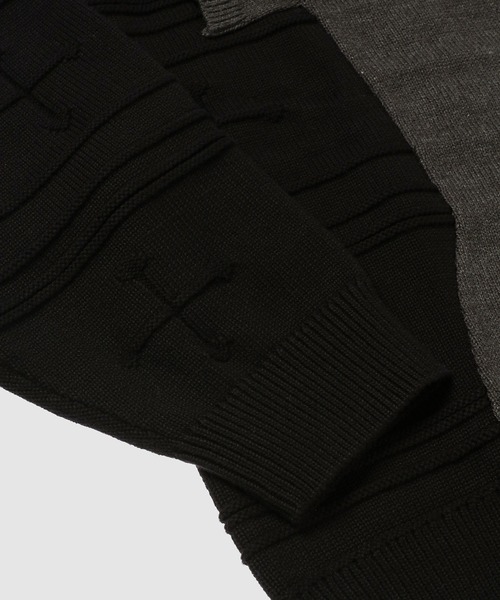 DAIRIKU(ダイリク)の「Docking Lettered Knit(ニット/セーター・メンズ・グレー系その他/ホワイト系その他/ボルドー・L/M)」の20枚目の写真