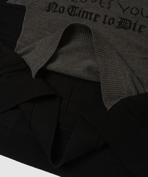 DAIRIKU(ダイリク)の「Docking Lettered Knit(ニット/セーター・メンズ・グレー系その他/ホワイト系その他/ボルドー・L/M)」の21枚目の写真