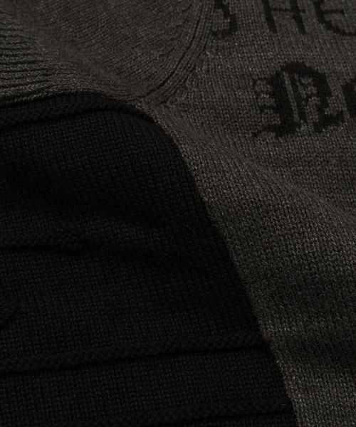 DAIRIKU(ダイリク)の「Docking Lettered Knit(ニット/セーター・メンズ・グレー系その他/ホワイト系その他/ボルドー・L/M)」の22枚目の写真