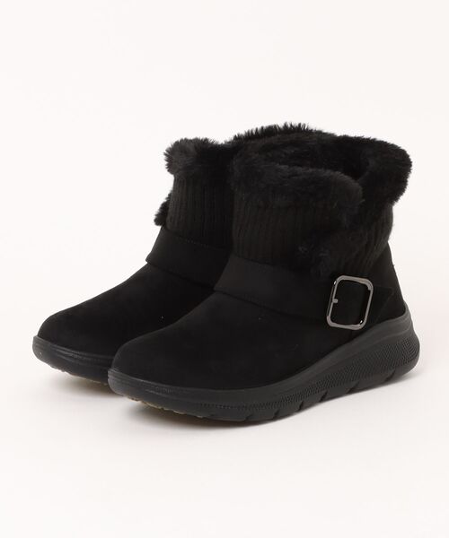 heal me ヒールミー レディース スパイク付きニットリブブーツ【耐水