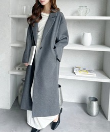 TREOVER（トレオーバー）の「洗練シルエットで魅せるロングチェスターコート（チェスターコート）」