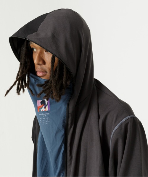 STOF（ストフ）の「STOF/ストフ/MNEELYTITN-GSHCIROTLSOR 3WAY HOODIE JACKET（その他アウター・メンズ・ブラック/グレー・S/M）」の2枚目の写真