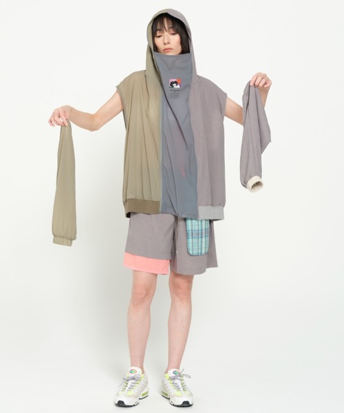 STOF（ストフ）の「STOF/ストフ/MNEELYTITN-GSHCIROTLSOR 3WAY HOODIE JACKET（その他アウター・メンズ・ブラック/グレー・S/M）」の12枚目の写真