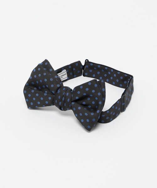 UNITED ARROWS（ユナイテッドアローズ）の「ドットプリント ボウタイ（蝶ネクタイ・メンズ・ダークグレー/ブラック・FREE）」の2枚目の写真