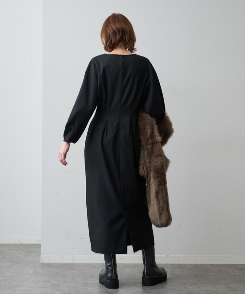 追加3》P/Ryツイルウエストシェイプワンピース（ワンピース）｜VERMEIL