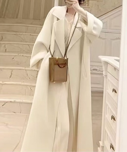 ウエストマーク ロングチェスターコート（チェスターコート）｜AMAJI