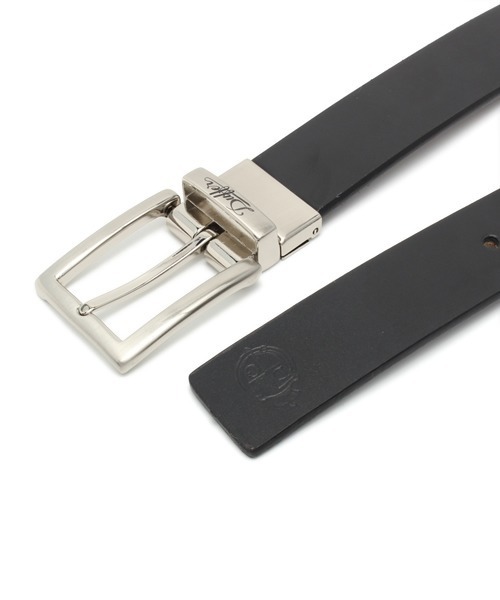 The DUFFER of ST.GEORGE(ザダファーオブセントジョージ)の「REVERSIBLE LEATHER BELT:リバーシブル レザーベルト(ベルト・メンズ・ブラック系その他・F)」の2枚目の写真