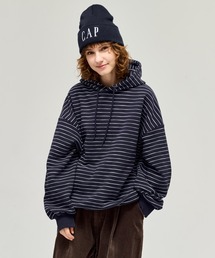 WETTEMPT（ウィテンプト）の「HEAVY WEIGHT BORDER HOODIE / ヘビーウェイトボーダーフーディ（パーカー）」