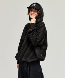 WETTEMPT（ウィテンプト）の「HEAVY WEIGHT BORDER HOODIE / ヘビーウェイトボーダーフーディ（パーカー）」