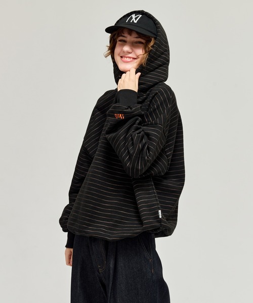 セール】HEAVY WEIGHT BORDER HOODIE / ヘビーウェイトボーダー