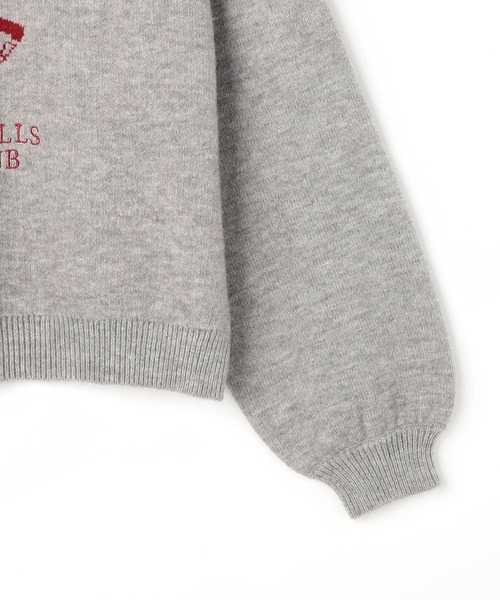 BEVERLY HILLS POLO CLUB（ビバリーヒルズポロクラブ）の「【BEVERLY HILLS POLO CLUB】ロゴニットプルオーバー（ニット/セーター・レディース・ボルドー/オフホワイト/グレー/ブラウン・FREE）」の19枚目の写真