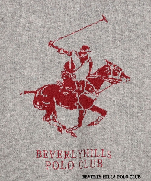 BEVERLY HILLS POLO CLUB（ビバリーヒルズポロクラブ）の「【BEVERLY HILLS POLO CLUB】ロゴニットプルオーバー（ニット/セーター・レディース・ボルドー/オフホワイト/グレー/ブラウン・FREE）」の20枚目の写真