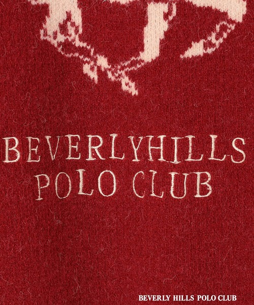BEVERLY HILLS POLO CLUB（ビバリーヒルズポロクラブ）の「【BEVERLY HILLS POLO CLUB】ロゴニットプルオーバー（ニット/セーター・レディース・ボルドー/オフホワイト/グレー/ブラウン・FREE）」の21枚目の写真
