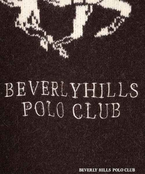 BEVERLY HILLS POLO CLUB（ビバリーヒルズポロクラブ）の「【BEVERLY HILLS POLO CLUB】ロゴニットプルオーバー（ニット/セーター・レディース・ボルドー/オフホワイト/グレー/ブラウン・FREE）」の22枚目の写真