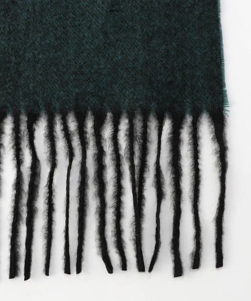 HIDEAWAYS NICOLE（ハイダウェイニコル）の「バイカラーマフラー（マフラー・メンズ・ネイビー/グリーン/グレー/ブラック・FREE）」の15枚目の写真