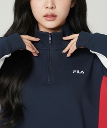 FILA | SWITCHING HALF ZIP CREW SHIRTS(スウェット)
