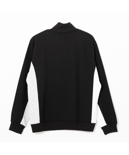 FILA(フィラ)の「SWITCHING HALF ZIP CREW SHIRTS(スウェット・メンズ・ブラック/グレー/ネイビー・M/L/LL)」の4枚目の写真