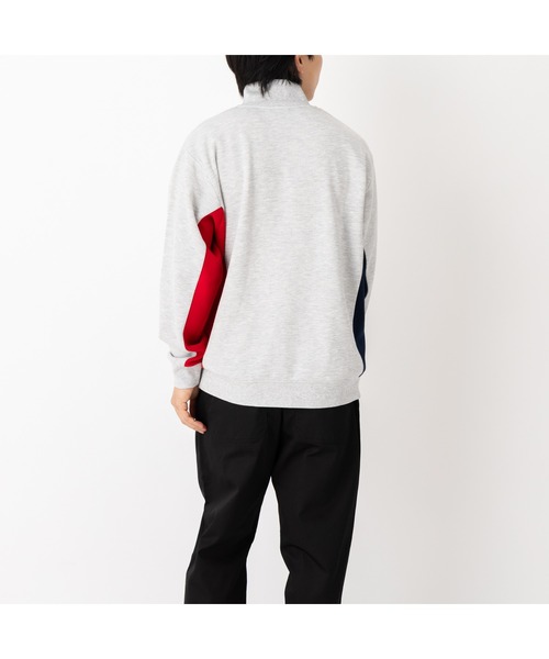 FILA(フィラ)の「SWITCHING HALF ZIP CREW SHIRTS(スウェット・メンズ・ブラック/グレー/ネイビー・M/L/LL)」の15枚目の写真